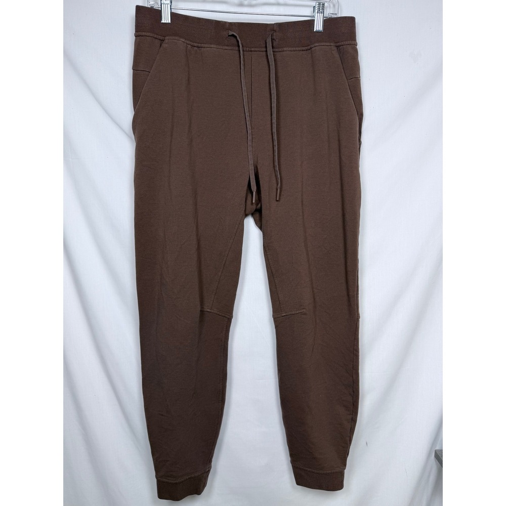 Lululemon Mens City Sweat Jogger Brown Java French Terry Pants Size M
